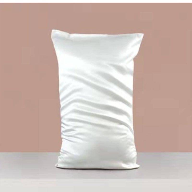 ROSEWARD Premium Mulberry Silk Pillowcase for Hair and Skin Made in USA, Anti Acne Pure Silk Pillow Cases White Queen, 100% Real 22 Momme Silk Pillow Cover, Anti Wrinkle, 1 Pc 20"x30" (Queen, White) - Image 4