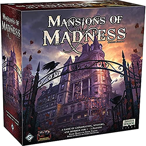 Asmodee Mansions of Madness Board Game (2nd Edition) - Dive into Lovecraftian Horror and Mystery with Cooperative Gameplay! Ages 14+, 1-5 Players, 2-3 Hour Playtime - Image 1