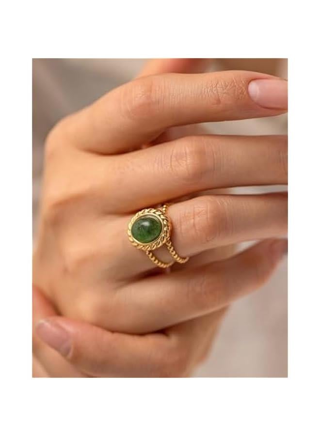 Bohemian Turquoise Ring for Women, 925 Silver Vintage Cowgirl Jewelry, Western Statement Turquoise Jewelry for Women - Image 4