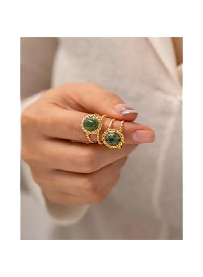 Bohemian Turquoise Ring for Women, 925 Silver Vintage Cowgirl Jewelry, Western Statement Turquoise Jewelry for Women - Image 5
