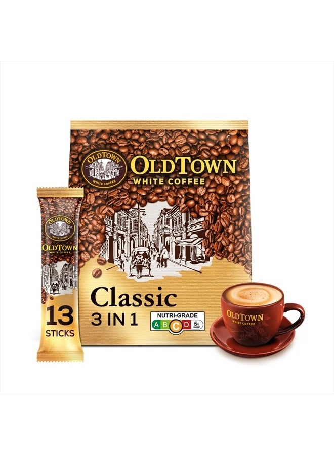 OldTown قهوة كلاسيكية بيضاء 3 في 1 من أولد تاون، 21.2 أونصة