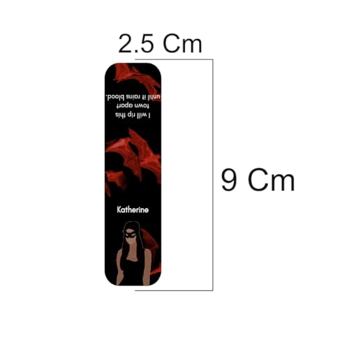 Otidge Pack of 7 Cute Magnetic Bookmarks Gifts for Book Lovers | Book Marks for Book Lovers | Bookmarks Aesthetic for Books | Cartoon Magnetic Bookmarks (The Vampire Diary) - Image 4