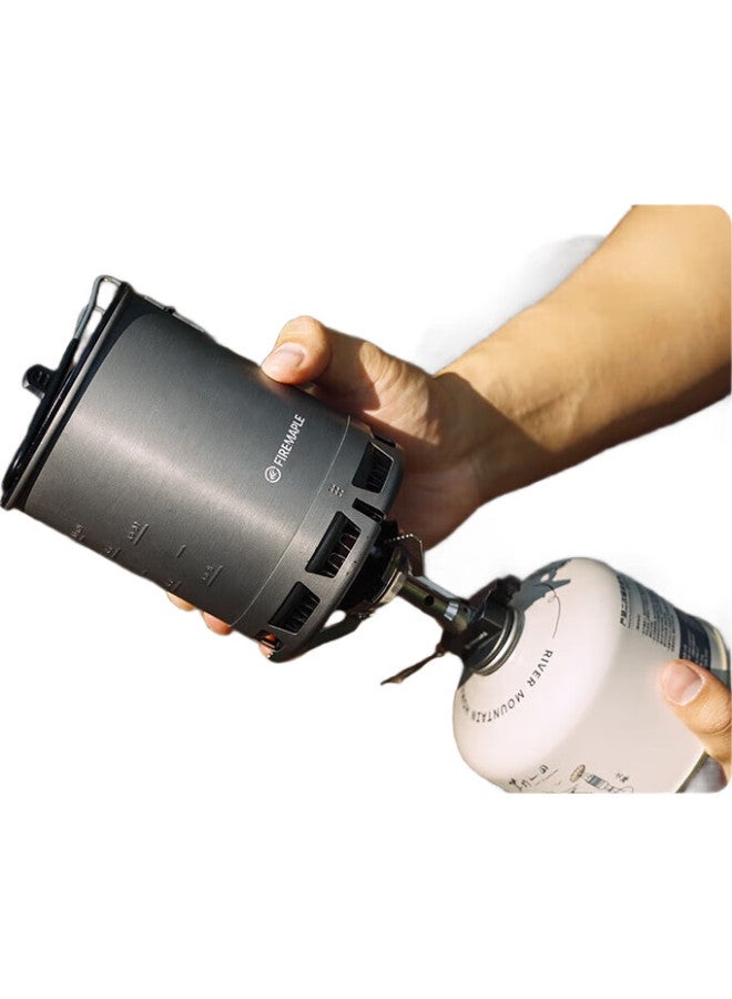 Fire-Maple Outdoor Camping Hiking Stove Cooking Set, Heat Collecting Steaming Pot Set, Portable Travel Picnic Day Trip Camping - Image 1