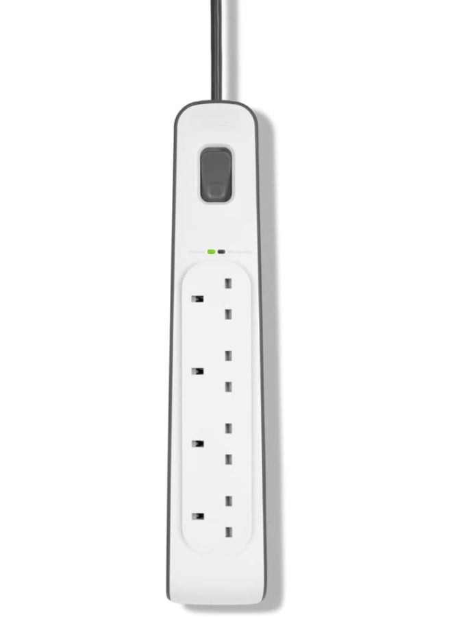 belkin Belkin 4 Way 2 Meter Surge Protection Strip  - Image 2