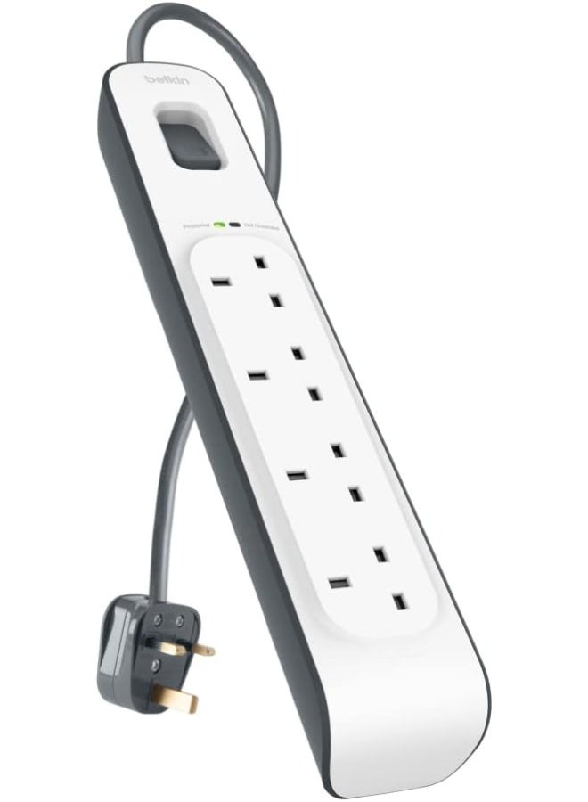 belkin Belkin 4 Way 2 Meter Surge Protection Strip  - Image 4