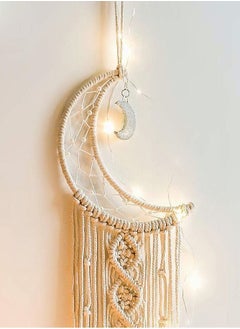 Y&D Moon Dream Catcher Handmade Wall Decor, Bedroom Boho Home Decor Gifts for Girls Mom  - Image 3