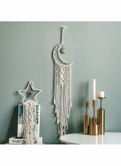 Y&D Moon Dream Catcher Handmade Wall Decor, Bedroom Boho Home Decor Gifts for Girls Mom  - Image 2