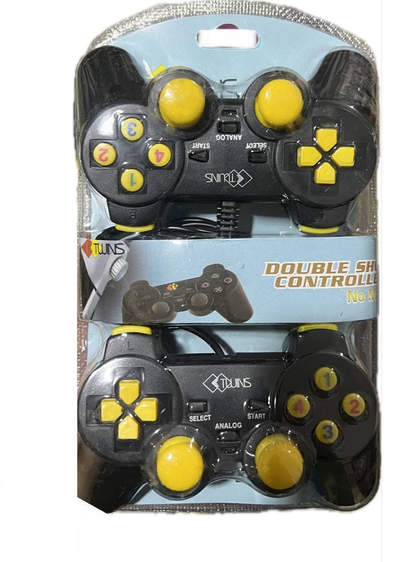 TWINS USB2.0 - Double  controller Gamepad With 2 Analoge Stick For Each One, High Quality - Image 2