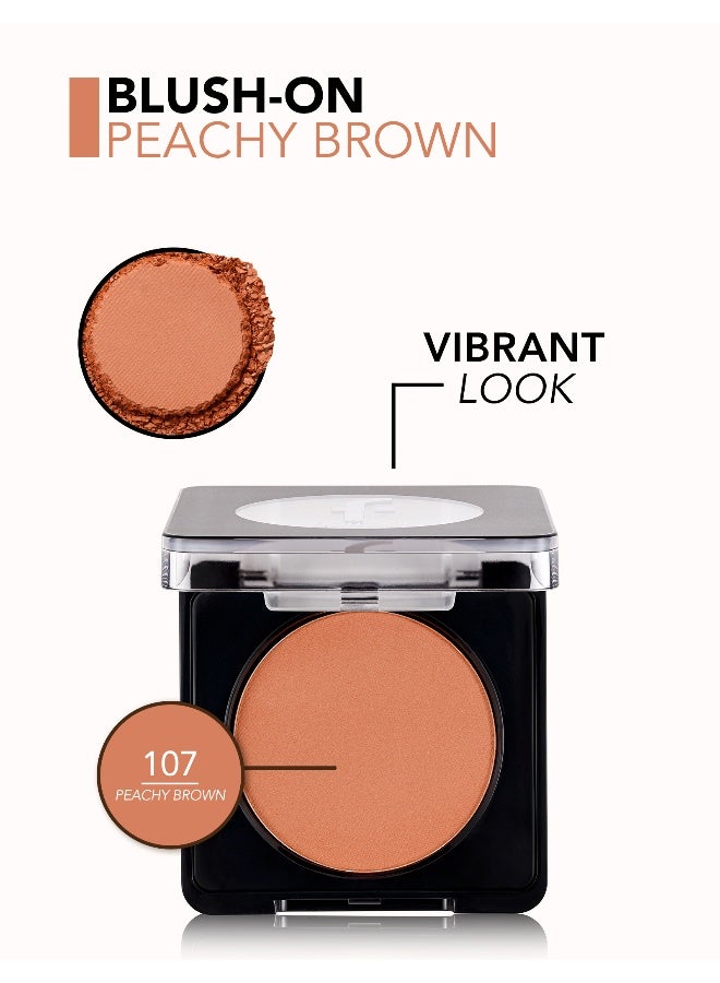 flormar Blush-On – 107 Peachy Brown – High-Pigment Matte Blush, Creamy-Soft Texture, Blends Seamlessly, Long-Lasting Natural Look - Image 5