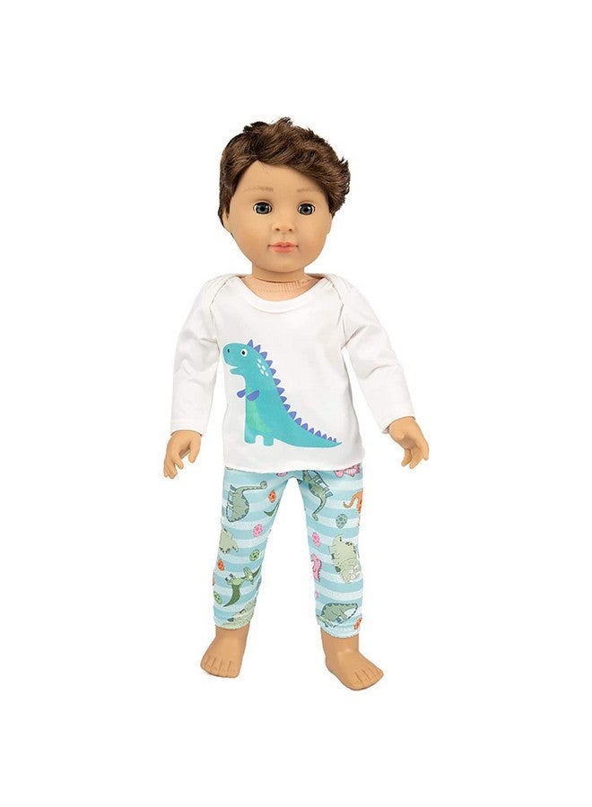 Ecore Fun 18 Inch Boy Girl Doll Clothes Pajamas Tracksuit For 18 Inch Boy Doll Or Girl Doll Birthday Reward Gift - Image 1