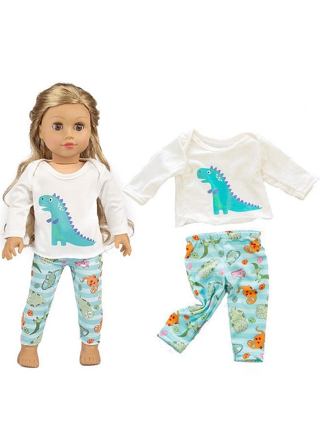 Ecore Fun 18 Inch Boy Girl Doll Clothes Pajamas Tracksuit For 18 Inch Boy Doll Or Girl Doll Birthday Reward Gift - Image 4
