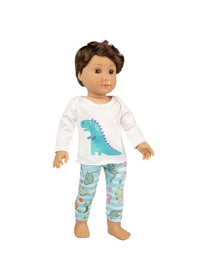 Ecore Fun 18 Inch Boy Girl Doll Clothes Pajamas Tracksuit For 18 Inch Boy Doll Or Girl Doll Birthday Reward Gift - Image 3