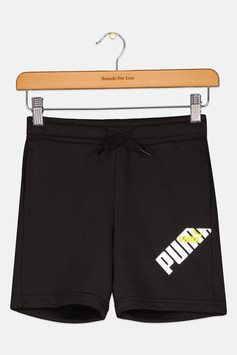 PUMA Kids Boy Sportswear Fit Training Shorts, Black  - Image 1