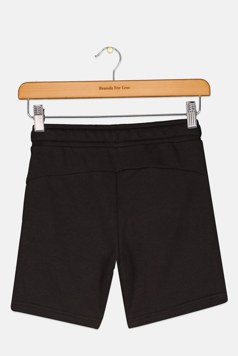 PUMA Kids Boy Sportswear Fit Training Shorts, Black  - Image 2