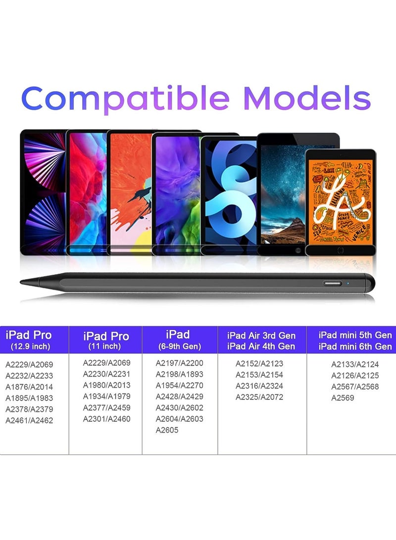 Stylus Pen for iPad 10th/9th/8th Generation with Palm Rejection – Pencil for iPad Pro 11, iPad Pro 12.9, iPad 6th/7th/8th/9th/10th, iPad Mini 5th/6th, iPad Air 3rd/4th/5th - Image 5