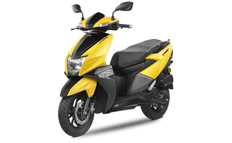 VTRUST Shatterproof Rear View Mirror Compatible for TVS Ntorq 125 | Side View Mirror Set Left & Right | Durable ABS Body | Clear Convex Glass | Easy Installation | Scooter Accessories Black - Image 4