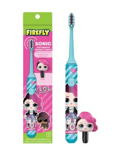 Firefly FIREFLY L.O.L. Surprise! Sonic Toothbrush with 3D Toothbrush Cover, Soft, Ages 3+  - Image 1