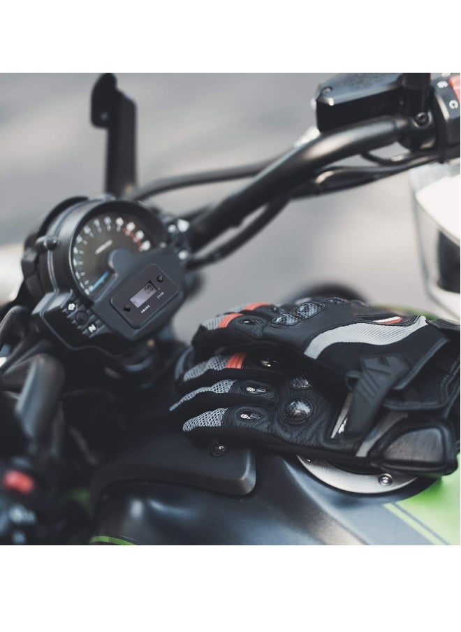 Dual Hour Meters for Small Engines, Automatic Shutdown Tachometers for Gas Engines, Inductive Hour Meter for Lawn Mowers, Dirt Bikes, Motorcycles, Snowmobiles, and ATVs