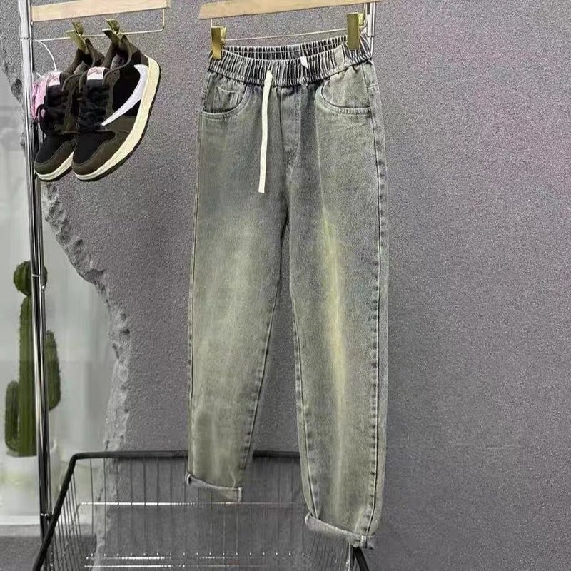 Unisex Classic Denim Jeans Loose Fit Daily Outdoor Wear - Image 3