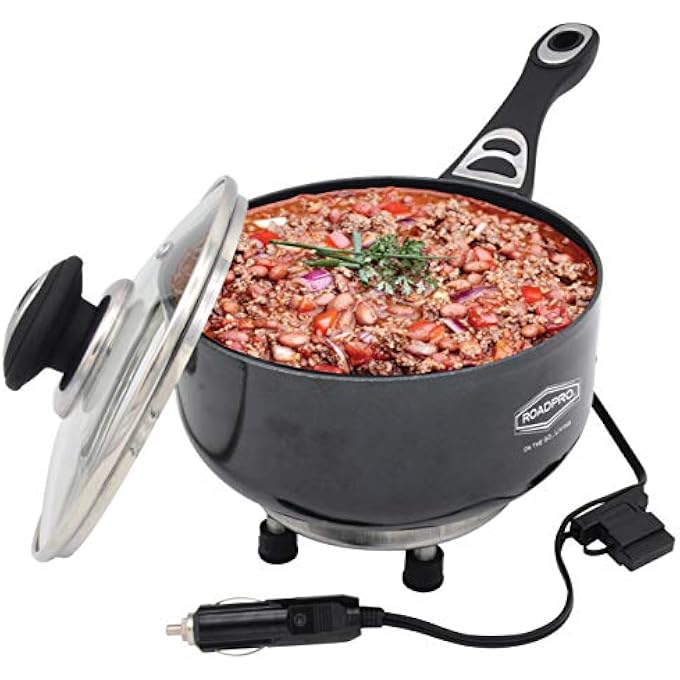 RoadPro Rpsp225Ns 12Volt Portable Saucepan With NonStick SurfaceBlack - Image 5