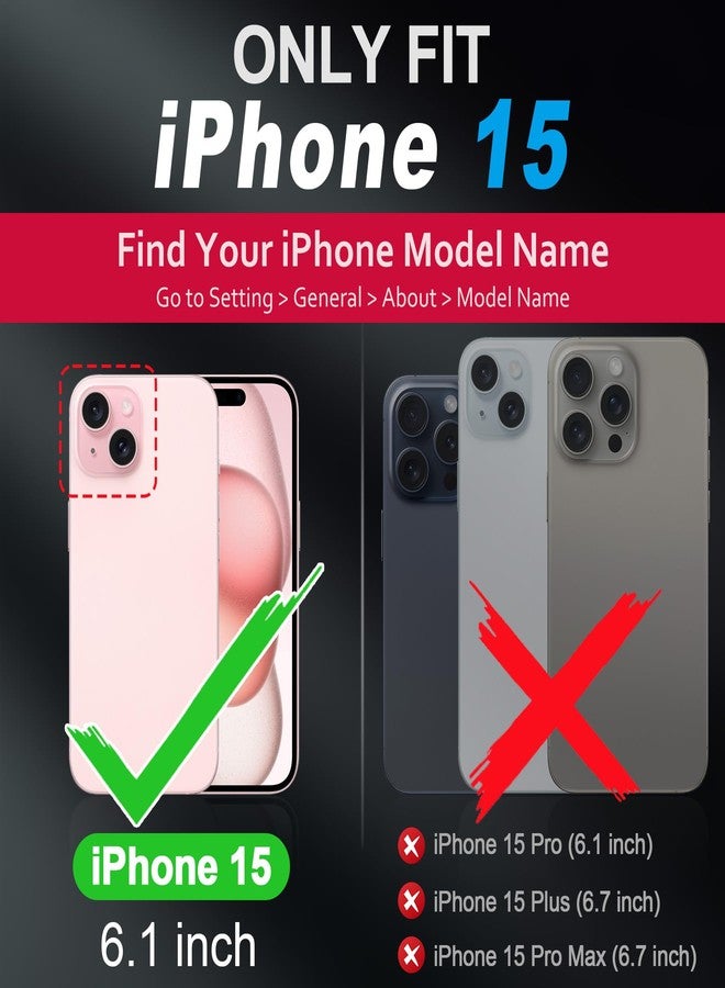 شيلدون جراب SHIELDON لهاتف iPhone 15 (6.1 بوصة)، جراب مغناطيسي من الجلد الطبيعي [تصميم نحيف] [مقاوم للخدش] [مانع للانزلاق] [شحن لاسلكي] غطاء واقٍ مقاوم للصدمات مع [أزرار معدنية] متوافق مع iPhone 15 - أسود - Image 2