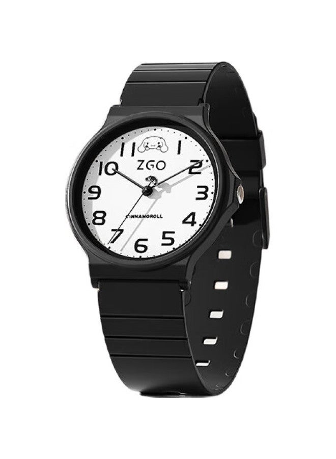 ZGO Cinnamoroll Watch For Women, Students, Primary And Secondary School Students, Children, Exam Watch 8522 Black - Image 3