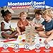 ROOCHKD Wooden Sorting Toy Montessori Color Shape Sorter Class Activity Toddlers Fine Motor Game for Colors and Shapes Recognition Birthday Valentines Gifts for Boys and Girls Wood sorting Tower - Image 4