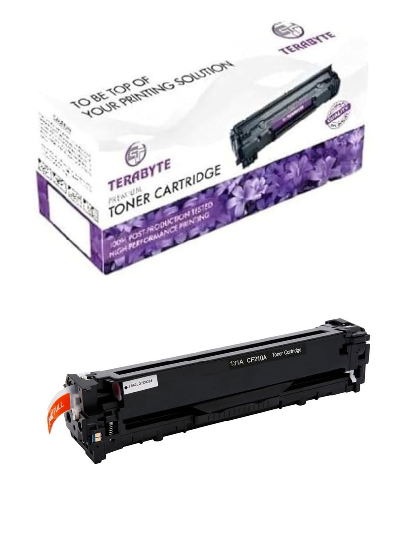Terabyte 125A CB540A CB541A CB542A CB543A 125A Color Toner Cartridge Compatible For HP LaserJet CM1300 CM1312 CP1210 CP1215 CP1515n CP1518ni Printer 125 540 541 542 543 A - Image 1