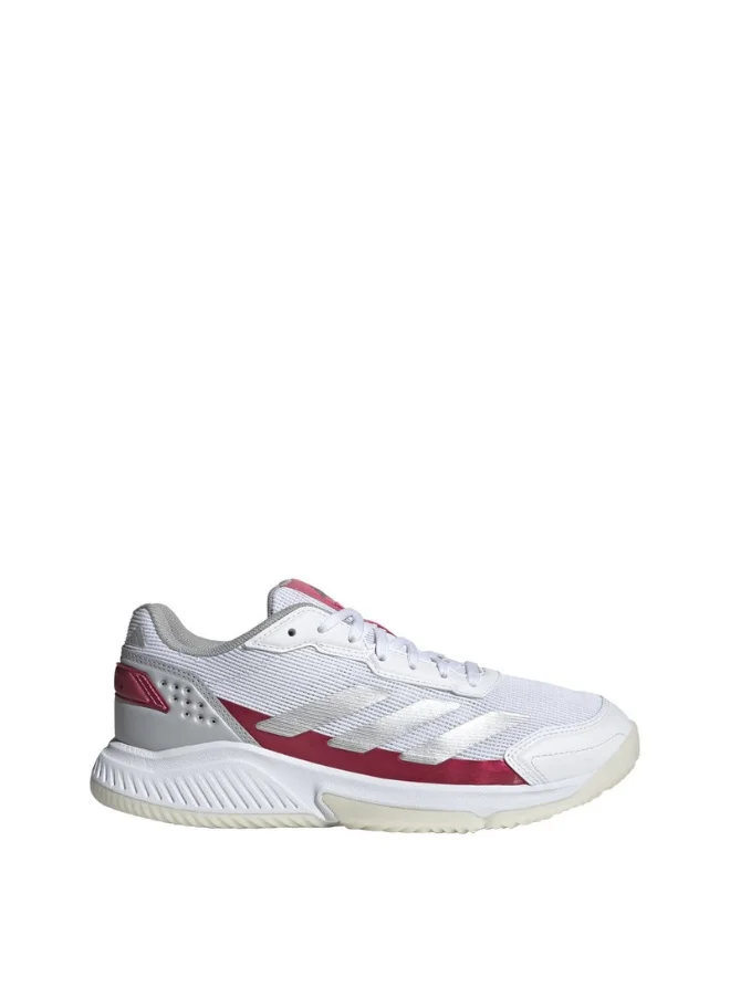 اديداس adidas Courtquick Padel W White Tennis SHOES for Women - 3.5