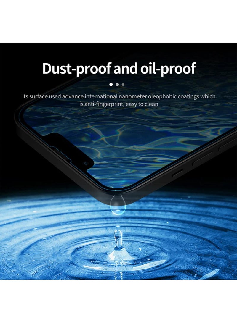 Y&D 5-Pieces iPhone 15 Plus Screen Protector Full Coverage Grade Protection HD Clear Anti-Fingerprint 9H Tempered Glass Film Easy Installation for iPhone 15 Plus 6.7" - Image 5