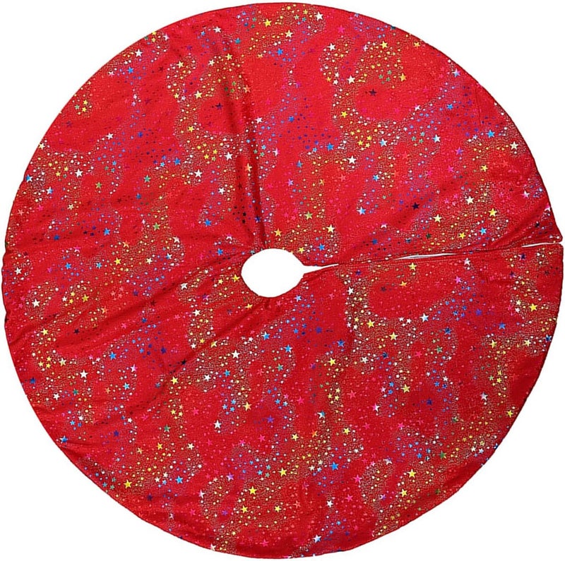 Shimmering Sequins Round Skirt Elegant Festival Decoration Eye Catching Christmas Tree Base Dress Adorment Embroidered Tree Skirt - Image 1