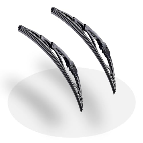 myTVS Crystal Wiper Blade | Premium All-Season Windshield Wiper for Cars | Set of 2 | Size 20" x 18" Inches - Image 2