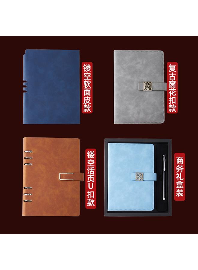 Bluejw A5 Notebook Loose-leaf Simple Easy To Split Notepad Gift Box Suit Hand Ledger Customized Notebook B5 Thick Notebook - Image 3