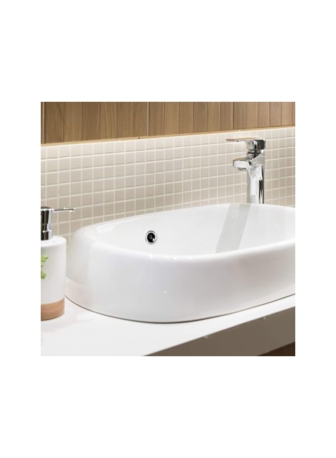 The Bros 12PCS Sink Overflow Ring Sink Hole Round Overflow Trim Cover Drain Cap Fit for 22-24mm Overflow Hole Diameter Kitchen Bathroom Sink Accessories Silver  - Image 5