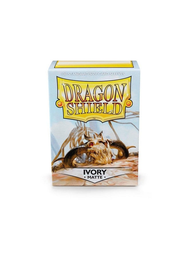 dragon shield 5 Packs Dragon Shield Matte Ivory Standard Size 100 ct Card Sleeves Value Bundle! - Image 4