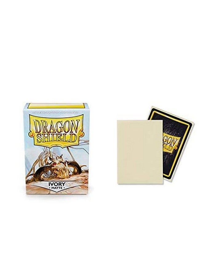 dragon shield 5 Packs Dragon Shield Matte Ivory Standard Size 100 ct Card Sleeves Value Bundle! - Image 3