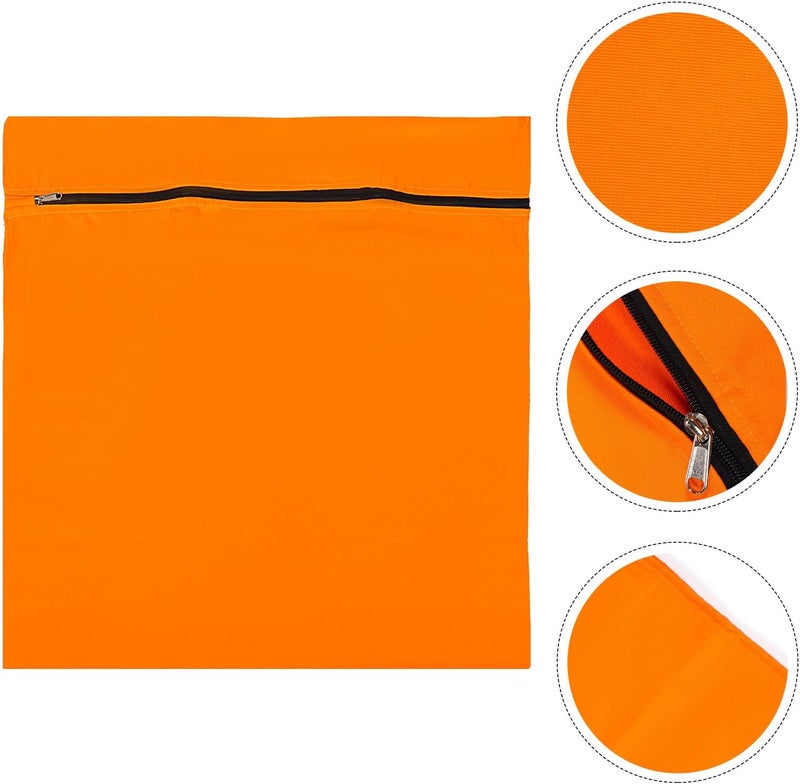 Pet Laundry Bag for Dogs Medium Orange Polyester Mesh Washable Clothes Protector Anti-Tangle Deformation Resistant for Pet Clothing in Washing Machine - Image 3