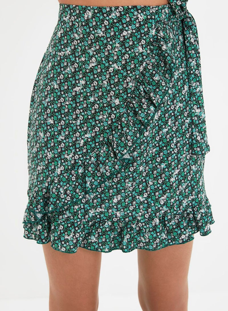 trendyol Ruffle Detail Mini Skirt - Image 4