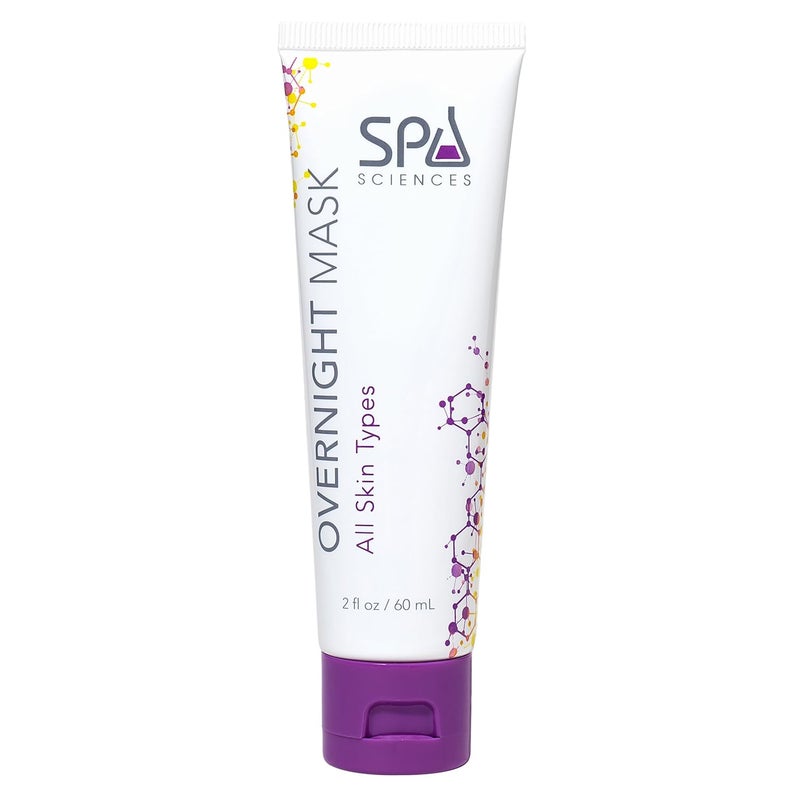 SPA SCIENCES  Overnight Mask  Made in the USA  Hydrating Formula  With Fruit Extracts Allatonin and Herbal Extracts  Replenish Revive Soothe  Vegan  For All Skin Types  23oz