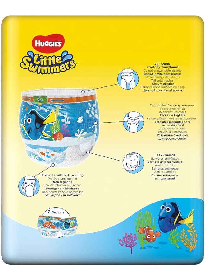 هجيز سراويل سباحة ليتل سويمرز مقاس 5، عبوة من 6 قطع (11 قطعة) - Image 3