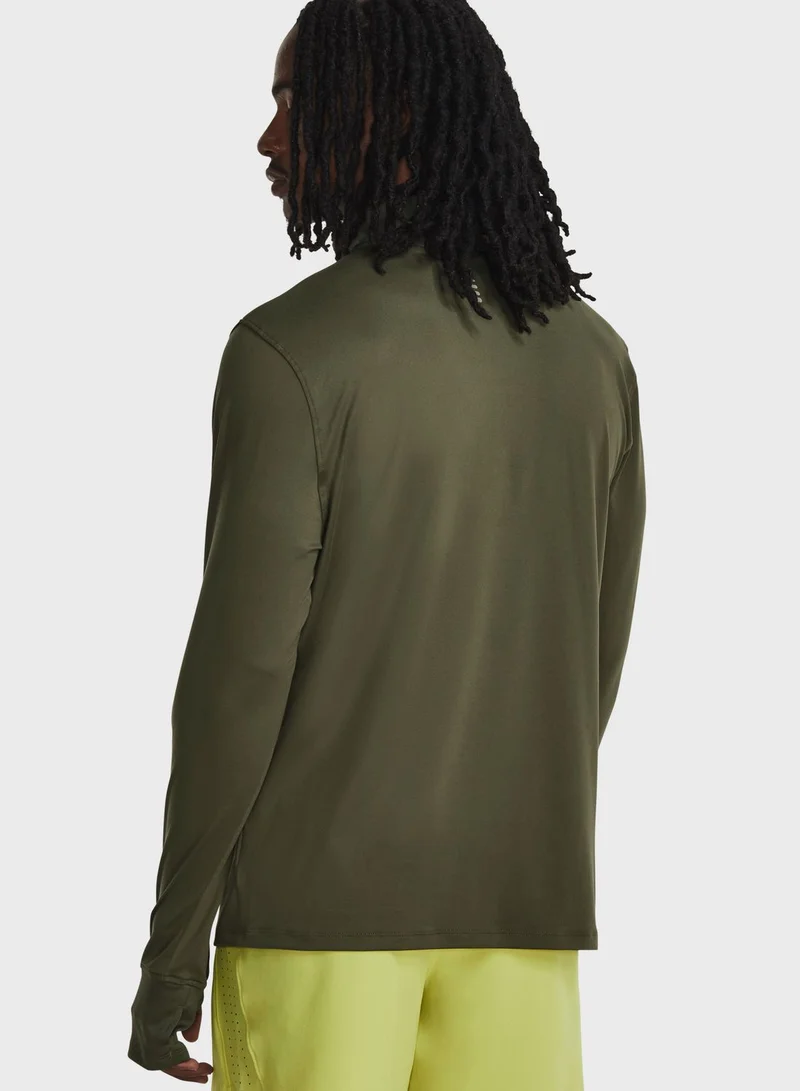 UNDER ARMOUR Qualifier Run 1/4 Zip Through