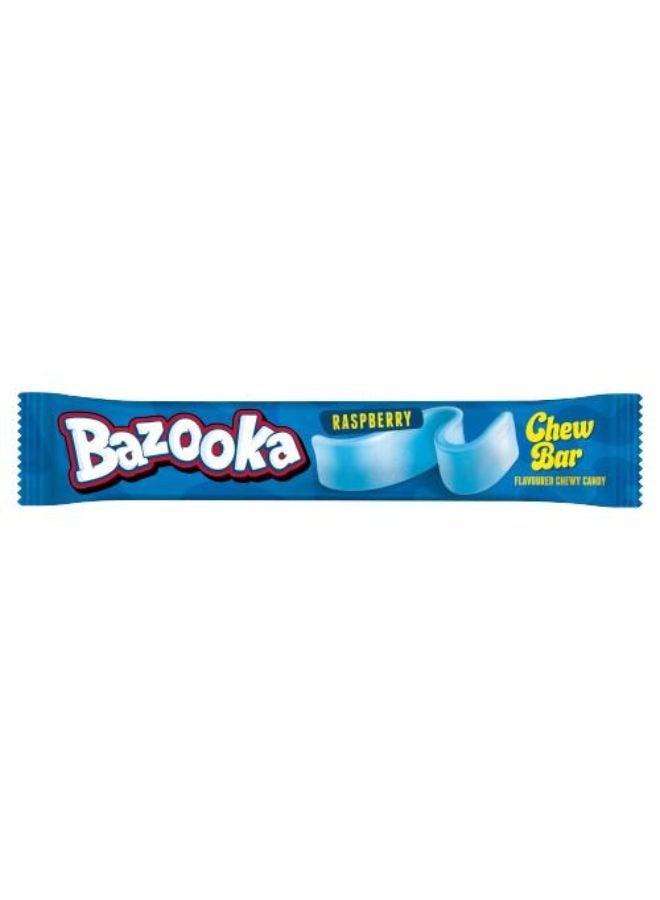 Bazooka Raspberry Chewy Candy Bar 14g - Image 1
