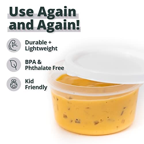 Greenco Small Food Storage Containers - 20 pcs | Plastic Food Containers with Lids | Deli Containers | Meal Prep Container | Pantry, Fridge, Kitchen Organization | Cereal, Spices, Snack Containers - Image 5
