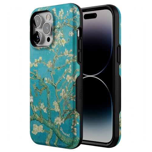Casely iPhone 14 Pro Max Case | Van Gogh | Almond Blossom Floral | Bold Protective Design | Compatible with MagSafe - Image 2