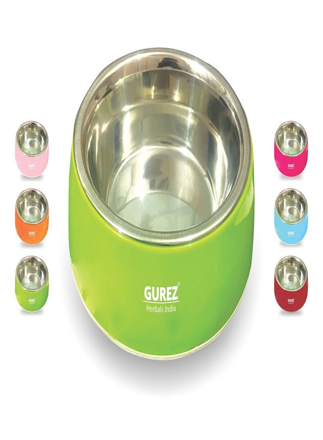 Gurez Pet Bowl for Dogs & Cats Melamine with Removeable Stainless Steel Anti Skid Pet Feeding Bowl (Set of 1, 400ml) - Image 1
