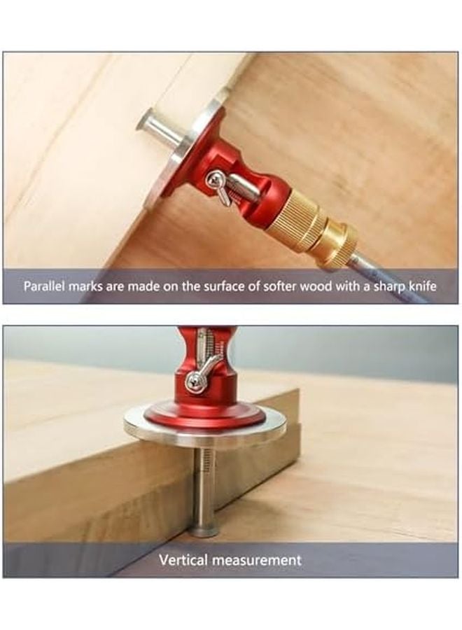 أداة قياس النجارة ذات الخطوط المتوازية القابلة للتعديل 6 بوصة من الألومنيوم - Image 3