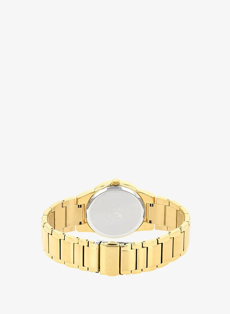 Citizen Men's Stainless Steel Strap with Gold Plating Analog Watch AU1062-56E - 40 mm