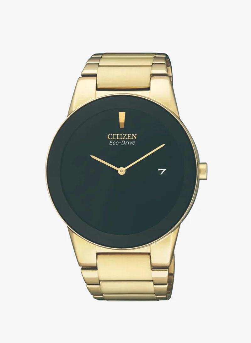 Citizen Men's Stainless Steel Strap with Gold Plating Analog Watch AU1062-56E - 40 mm