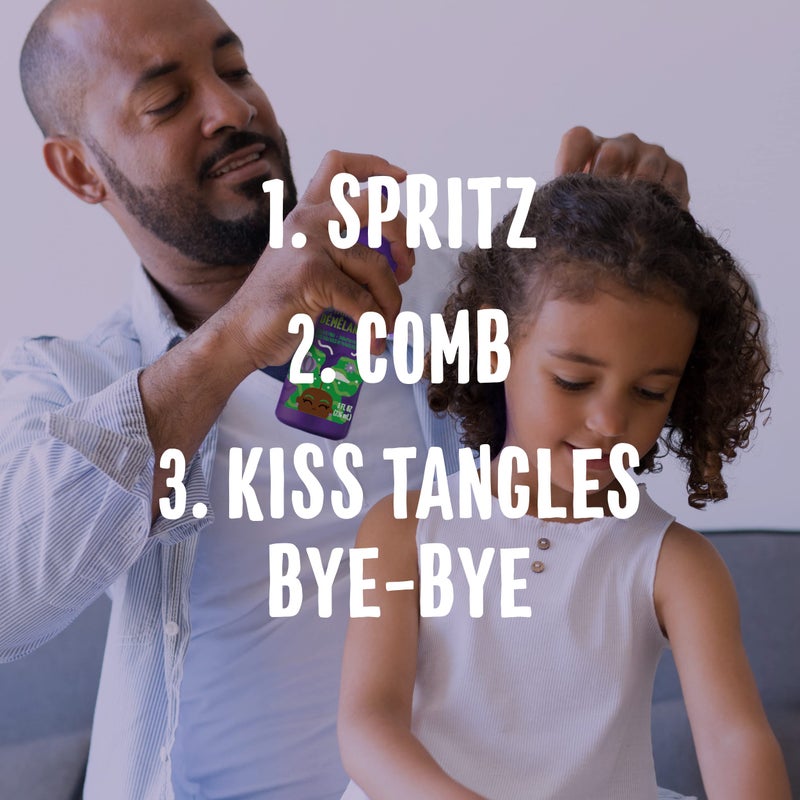 Aussie بخاخ Aussie Kids المرطب لفك تشابك الشعر، خالي من الكبريتات والبارابين، للعناية بالشعر المرطب والخالي من التشابك للأطفال، خالي من التجارب على الحيوانات، 8 أونصة سائلة لكل منها، 3 عبوات - Image 4