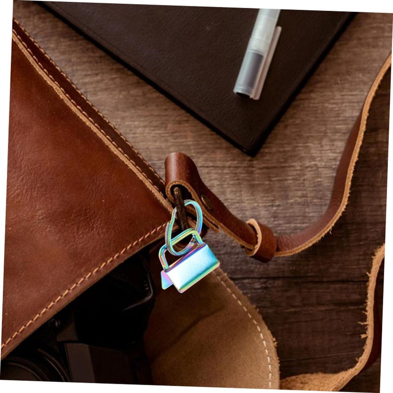 10 Pcs Colorful Key Chains For Diy Bag Accessories Wristlets Craft Projects Creative Keychain Hardware - Image 5